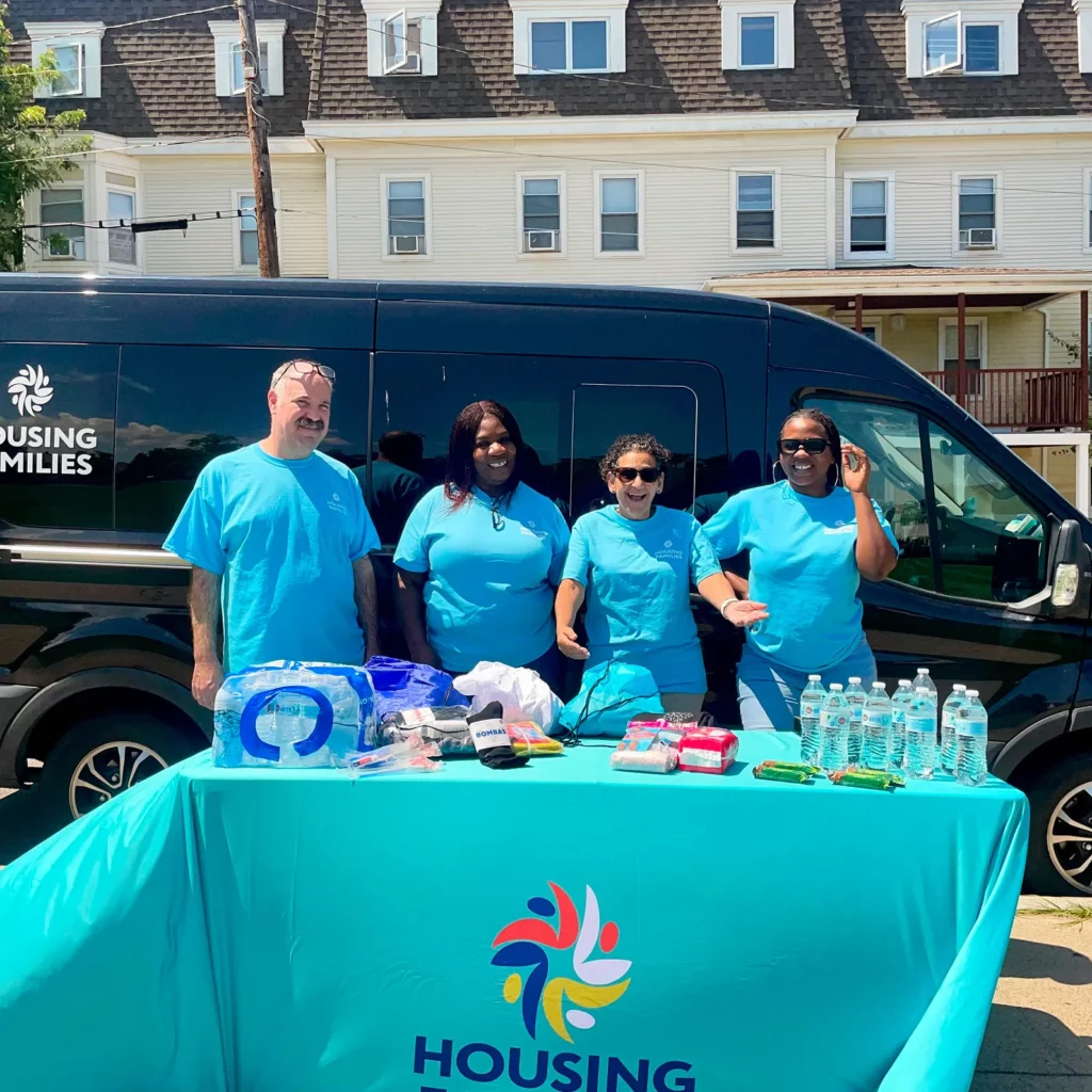 Emergency Relief Collective team supporting the community