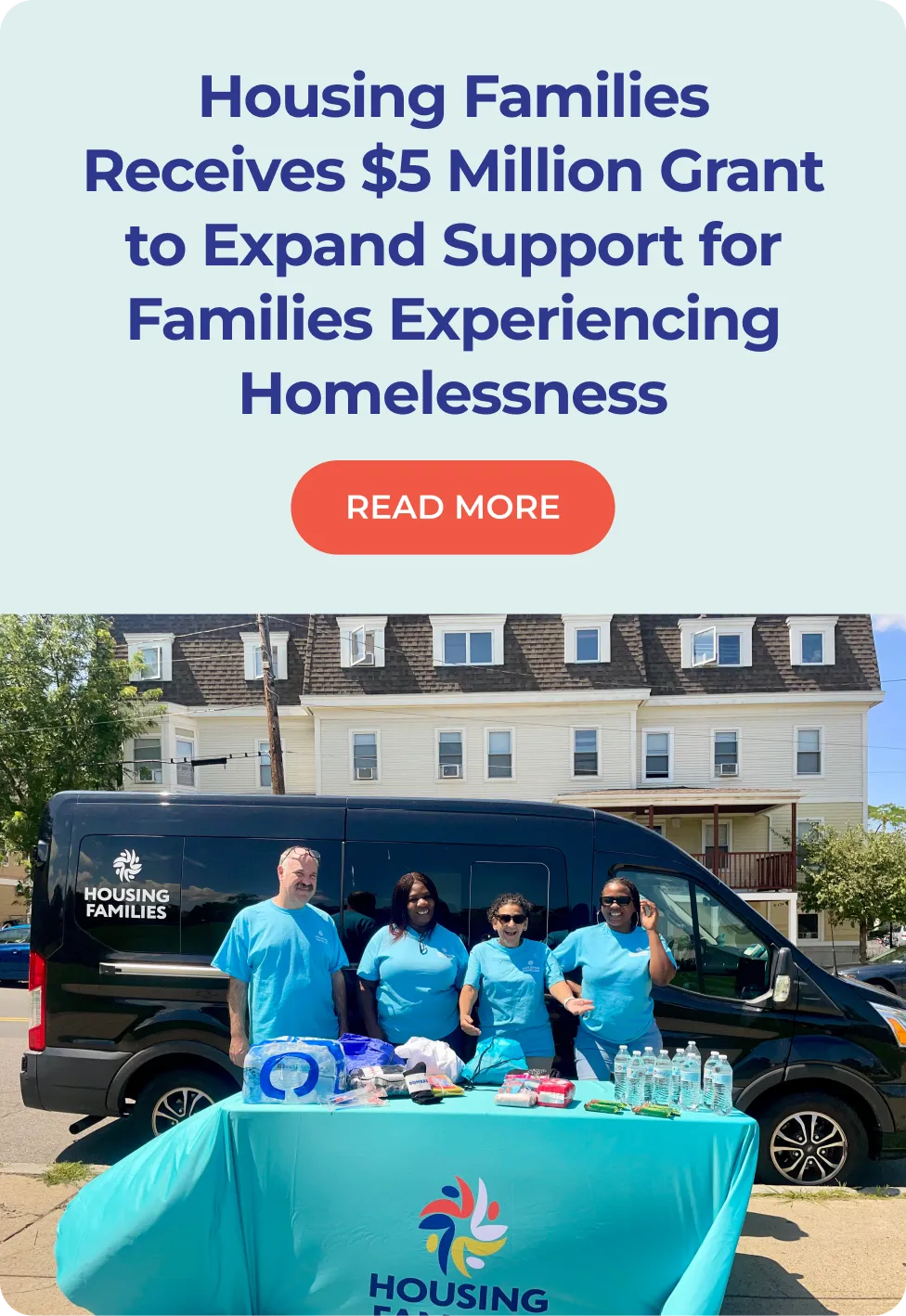 Housing Families Receives $5 Million Grant to Expand Support for Families Experiencing Homelessness